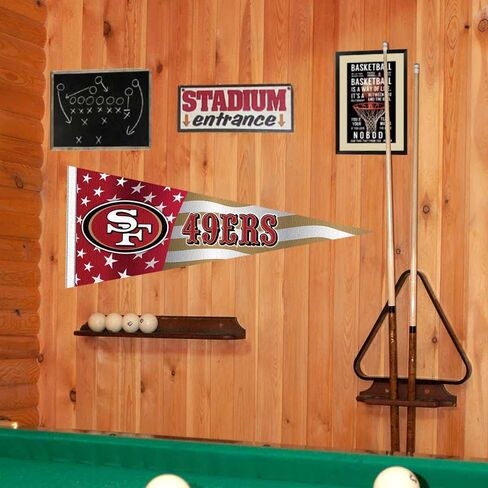 49ers Nation USA Americana Stars and Stripes Pennant Banner Flag in Saudi Arabia