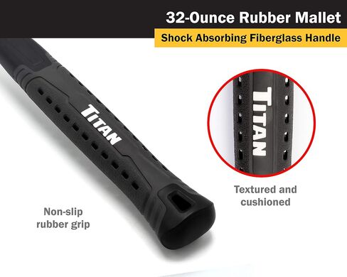 Titan 63232 32oz (2lb) Rubber Mallet in Saudi Arabia