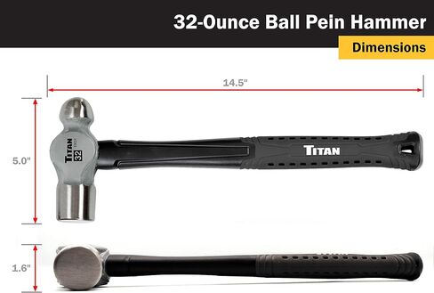 Titan 63232 32oz (2lb) Rubber Mallet in Saudi Arabia