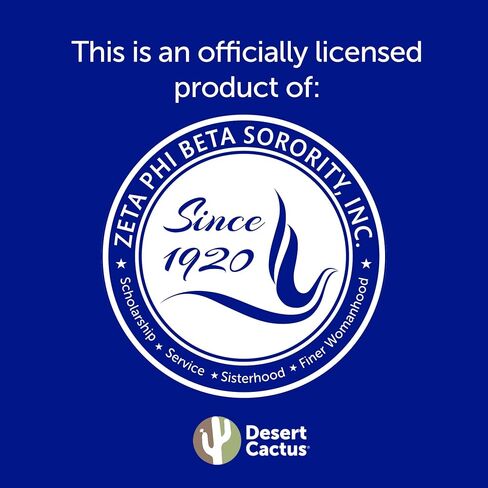 Desert Cactus Zeta Phi Beta Baseball Hat Brimmed Embroirderd Cap Adjustable Cloth Strap Adult (Style 2) Blue in Saudi Arabia