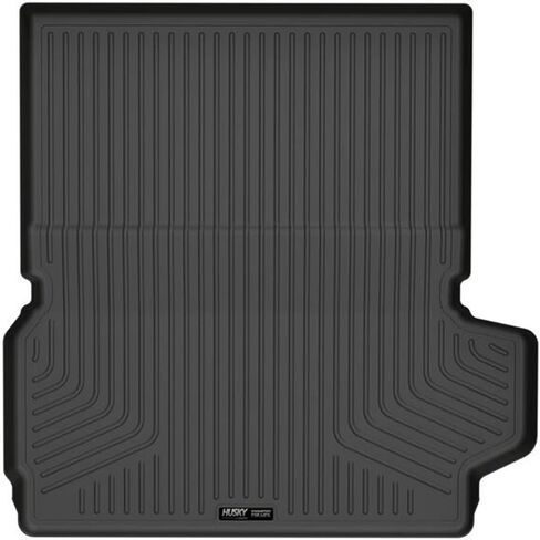 Husky Liners - Weatherbeater Floor Mats | Fits 2021 - 2024 Jeep Grand Cherokee L (to Back of Over Folded Flat 3rd Row) | Cargo, 1 pc. | Black - 20671 in Saudi Arabia