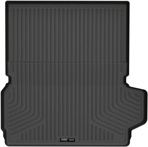 Husky Liners - Weatherbeater Floor Mats | Fits 2021 - 2024 Jeep Grand Cherokee L (to Back of Over Folded Flat 3rd Row) | Cargo, 1 pc. | Black - 20671 in Saudi Arabia