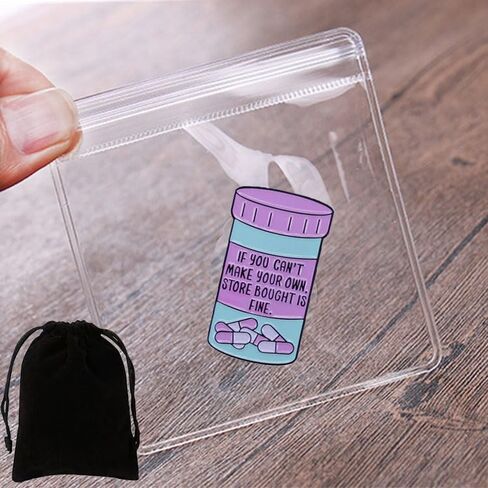 بروش دبوس من المينا على شكل حبة البرد، تصميم طبي كرتوني مضحك، دبوس طية صدر السترة للنساء والرجال والمراهقين والبالغين in Saudi Arabia