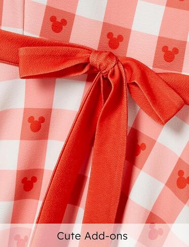 Disney Mickey and Friends Family Vacation Matching Cami Ruffled Dresses and Striped T-Shirts Sets in Saudi Arabia