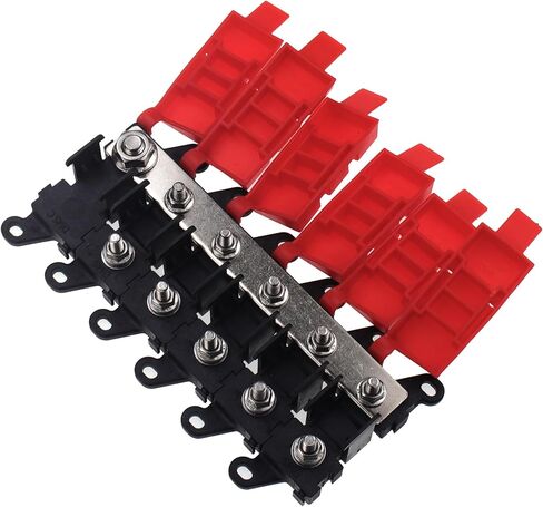 3Way MIDI/AMI Fuse Holder, Copper Fuse Block Midi Holder, Power Distribution Module Fuse Module for Marine Boat Car in Kuwait