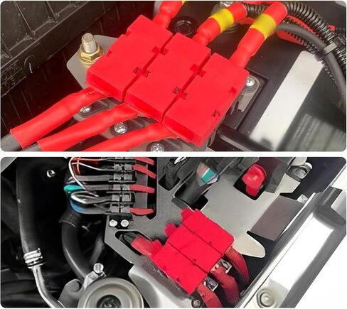 3Way MIDI/AMI Fuse Holder, Copper Fuse Block Midi Holder, Power Distribution Module Fuse Module for Marine Boat Car in Kuwait