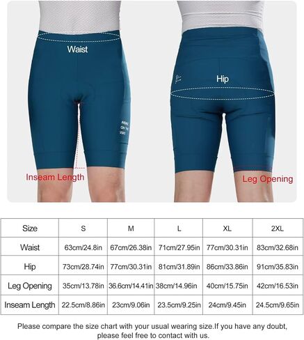 INBIKE Bike Shorts for Men, 3D Padded Breathable Cycling Shorts, Quick Dry Lightweight Biking Bicycle Shorts with 2 Pockets in Saudi Arabia
