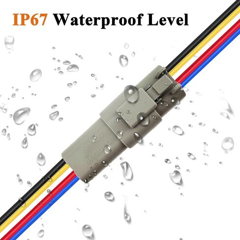 HYAT 14 AWG 4 Pin DT Connector Waterproof Automotive Electrical Connector, Male and Female Way Auto Electrical Wire Connectors Harness for Car Truck Boat Motorcycle Trike Caravan - 3 Pack in Saudi Arabia