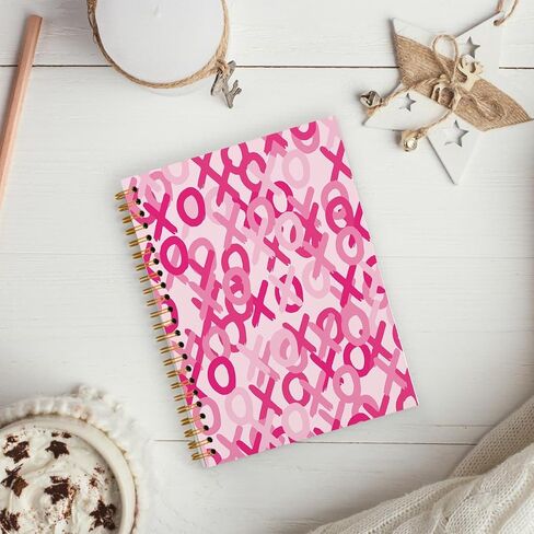 hold fizz Coquette Pink Bow Cherry Notebook Journal, Preppy Aesthetic Journaling Notebooks for Note Taking Work, Coquette School Supplies, Coquette Stuff, Hardcover Spiral Notebook 5.5 x 8.3 in Kuwait