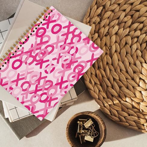 hold fizz Coquette Pink Bow Cherry Notebook Journal, Preppy Aesthetic Journaling Notebooks for Note Taking Work, Coquette School Supplies, Coquette Stuff, Hardcover Spiral Notebook 5.5 x 8.3 in Kuwait