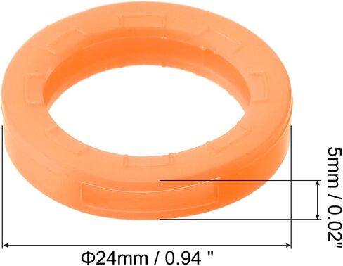 PATIKIL Key Caps Covers Rings, 10 Pack 0.9" Keys Identifiers Covers Coding Tags Marker Round Silicone Sleeve for Office House Apartment, Yellow in Saudi Arabia