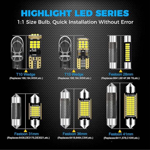 AENVTOL 10 Pieces Interior LED Lights Kit for Mazda CX-3 2016 2017 2018 2019 2020 2021 White LED Interior Bulbs Package + License Plate Lights, Install Tool in Saudi Arabia