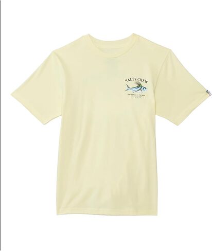 Salty Crew Boy's Rooster Short Sleeve Tee (Little Kids/Big Kids) Banana LG (Big Kid) in Saudi Arabia