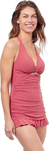 Profile by Gottex Women's Standard Unchain My Heart Halter Swimdress in Saudi Arabia