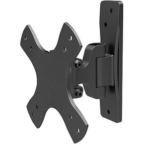 Monoprice Commercial Full Motion TV Wall Mount Bracket Extra Long Extension Range to 13" for 13" to 27" TVs up to 33lbs, Max VESA 100x100, UL Certified