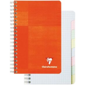 Clairefontaine Wire Book 4.25X6.75 Graph/Tabs