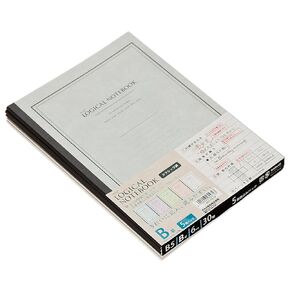 دفتر ملاحظات منطقي من ناكاباياشي كلاسيك B507B-5P، مسطر على شكل حرف B، عبوة من 5 قطع