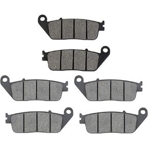 AHL Brake Pads Set for Honda GL1500 Valkyrie/Tourer 1997-2003 (Semi-metallic)