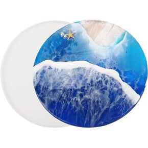 Round Coaster Resin Epoxy Silicone Mold, Large Tray Resin Molds, 11.8 Inch Silicone Round Plate Molds, Rolling Tray Molds for Epoxy Resin, Resin Casting, DIY Jewelry Holder, Home Decor