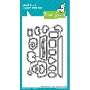 Lawn Fawn LF2337 Crazy Antics - Lawn Cuts Custom Craft Dies