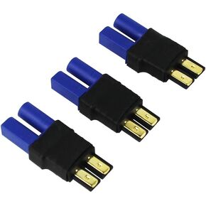 3pcs EC5 Female Losi Adapter Connector for Brushless SCT LiPo Slash(Pack of 3)