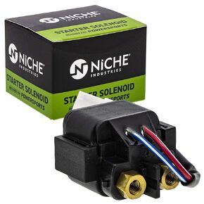 NICHE Starter Solenoid Relay Switch for Yamaha 4KB-81940-01-00 Kodiak 400 Big Bear Wolverine 350 Timberwolf 250 4KB-81940-00-00