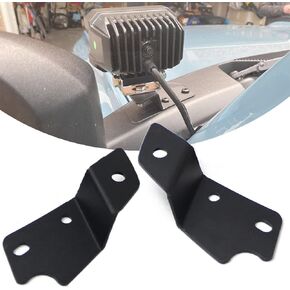 A Pillar Light Mount Bronco Ditch Light Brackets Lower Windshield Hinge Mirror Cowl Hood LED Pods Off-Road Cube Light Mounting Bracket for Ford Bronco 2/4 Door 2021 2022 2023