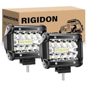 RIGIDON 23 Inch 480W Light Bar, Triple Row Flood Spot Combo 48000LM LED Light Bar Waterproof Driving Boat Road LED Work Light for ATV UTV Jeep Truck