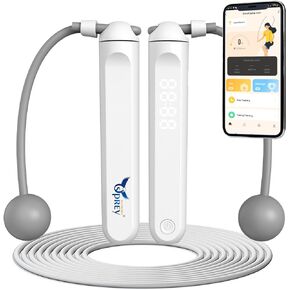 Osprey Smart Jump Rope, Adjustable Digital Counting Jump Rope and Vibration Reminder for Fitness, Exercise, Workout, Gym