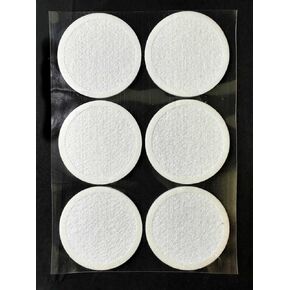 Microppose Original Synthetic Polyfil 2.5" Monotub Adhesive Filter Disks (6-Pack)