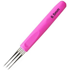 Weabetfu Dreadlocks Crochet Hooks with Ergonomic Handle,Dreadlock Needle Tool for Craft,Dreadlock Crochet Hook for Hair 0.5mm 1 Hook in Kuwait