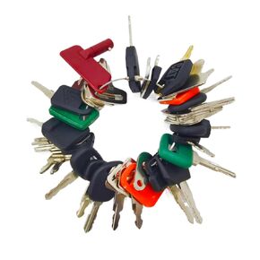42 Premium Heavy Equipment Keys Construction Equipment Keys Set Fits Cat Caterpillar Case JD John Deere Hyster Komatsu Kubota Yanmar Daewoo Takeuchi Ford New Holland Volvo JCB