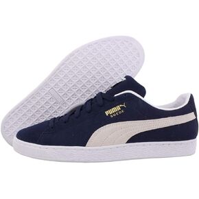 Puma Suede Classic XXI Mens Shoes Size 10.5, Color: Peacoat/Pure White/Blue in Saudi Arabia