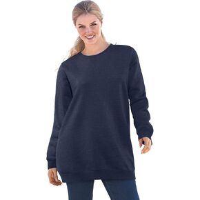 Woman Within Women's Plus Size Fleece Sweatshirt in Kuwait