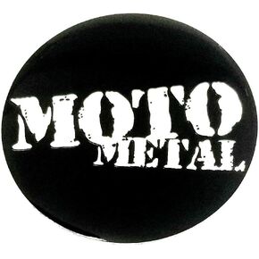 Moto Metal 2.4" (60mm) Gloss Black Wheel Center Hub Cap Logo Sticker