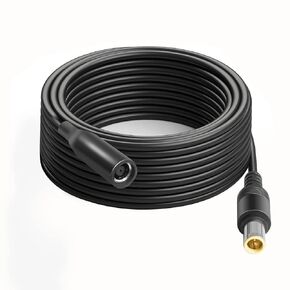 20Ft Jackery Extension Cable 14AWG 6M 8mm DC Power Plug fit Between Jackery SolarSaga 100W/60W Solar Panel and Jackery Portable Power Station Explorer 1000/880/500/300/240/160 Solar Generator