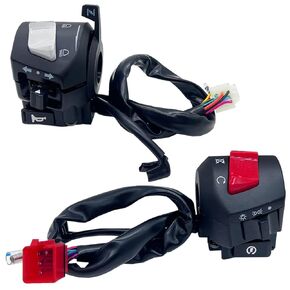 Motorcycle Handlebar Switch Universal 7/8" 22mm Hand Control Switch Turn Signal Horn Switch