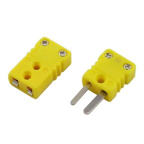 1 Set K Type Thermocouple Plug Adapter RTD Circuits Mini Male/Female Wire Connector