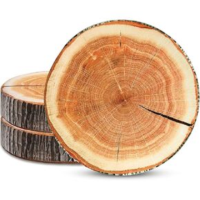 Coume 3 Pcs Wood Slice Pillow Round Floor Cushion 3D Digital Throw Pillow Decorative Tree Ring Soft Circle Seating for Kids Chair Home Couch Sofa Bedroom Decor(Classical)