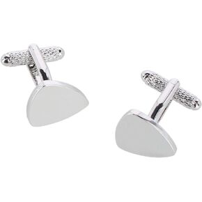 Trafalgar Men's Stefano Shield Brass Engravable Cufflinks