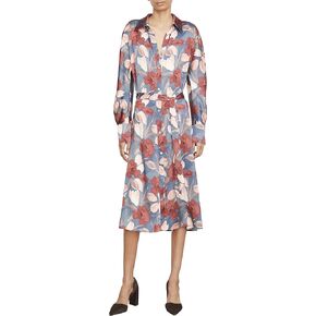 Vince Women's Nouveau Magnolia Belted Shirt Dress