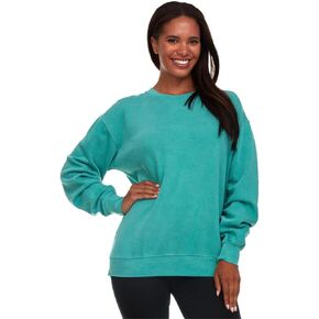 Pure Essence Tie Dye Long Sleeve Crew Neck Sweatshirt for Men and Women, Fleece Sweatshirt