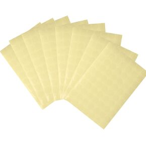 3000 PCS Clear Circle Labels Retail Packages Transparent Seals 1/2inch 1inch 1-1/2inch Round Natural PET Adhesive Wafer Box Package Seal Stickers (0.5in)