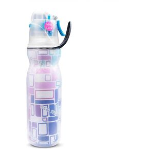 Insulated Sports Water Bottle with Spray Mist and Sip Kids Cool Misting Soccer Water Bottles School for Boys Girls Gym Cycling Climbing 20 OZ, Leak Proof Squeeze Cold Waterbottle in Saudi Arabia