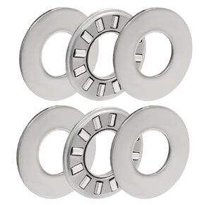 2 Pcs NTA1423 Thrust Needle Roller Bearing with Washers, 1.43 Inch OD Industrial Bearing with Nice Load Carrying Capacity and Stiffness
