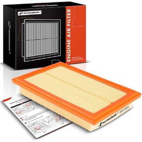 A-Premium Engine Air Filter Compatible with Mercedes-Benz C300 2015-2018, C350e 2016-2018, E300 2017-2019, GLC300 2016-2019, GLC350e 2018-2020, SLC300 2017-2019, SLK300 2016, 2.0L, Replace# 2740940104