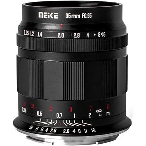 Meike 35mm f0.95 APS-C Large Aperture Wide Angle Lens Manual Focus Lens for Nikon Z-Mount Mirroless Cameras Z50 50 Z30 Zfc and Compatible with Z5 Z6 Z7 on APS-C Mode in Kuwait