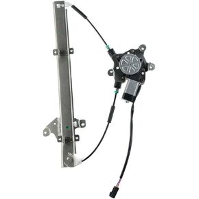 YHTAUTO Front Power Window Regulator Driver Side with 2-Pin Motor Assembly for Nissan Altima 1998-2001 Sedan Only