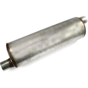 JBA 40-252201 Muffler ("Universal" Chambered 304SS 22"X7" Round 2.5" Offset/Offset), 1 Pack