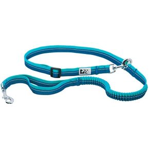 RC Pets Bungee Active Dog Leash, Hands-Free 4-in-1 Dog Leash, Arctic Blue/Teal